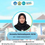 Annesha Rahmadayanti, S.Pd., M.Pd